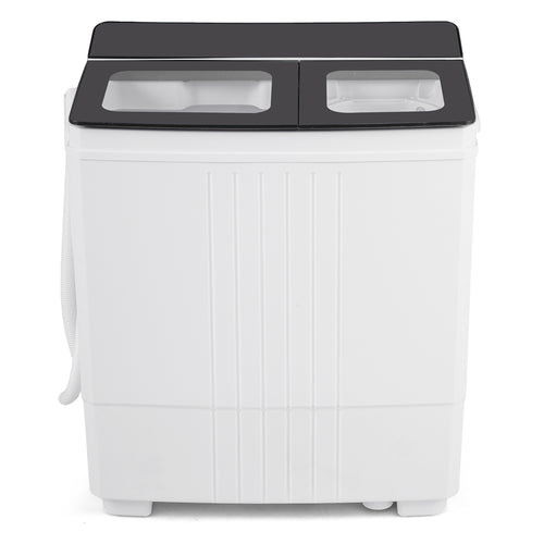 Portable Washing Machine, 12 LBS Washer 8 LBS Spinner, Gray