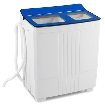 Portable Washing Machine 18 lbs Mini Laundry Machine with 11 LBS Washer, Blue Washing Machines at Gallery Canada