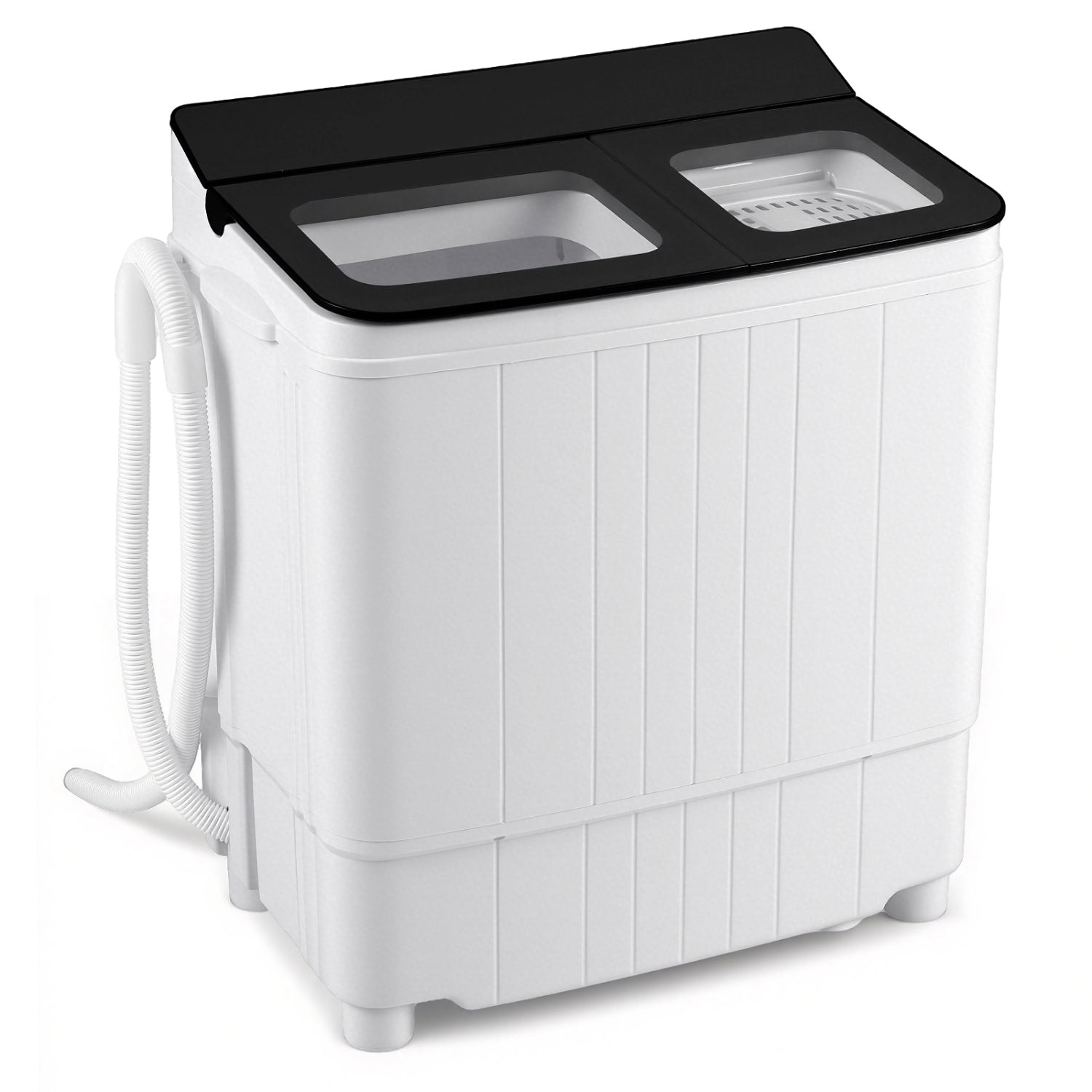 Portable Washing Machine 18 lbs Mini Laundry Machine with 11 LBS Washer, Black Washing Machines at Gallery Canada