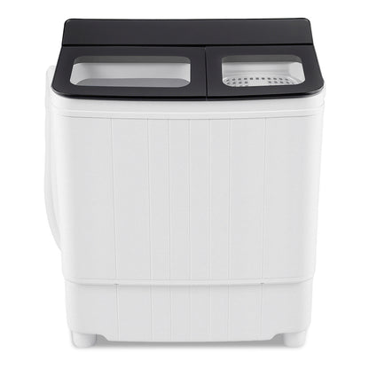 Portable Washing Machine 18 lbs Mini Laundry Machine with 11 LBS Washer-Grey, Gray Washing Machines at Gallery Canada