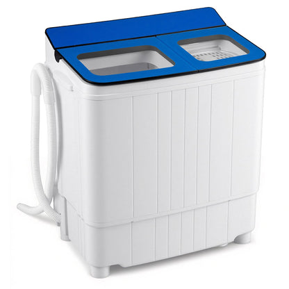 Portable Washing Machine with 18 LBS Washer and 8 LBS Spinner Combo, Blue Washing Machines at Gallery Canada