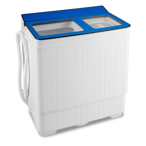 Portable Washing Machine with 18 LBS Washer and 8 LBS Spinner Combo, Blue