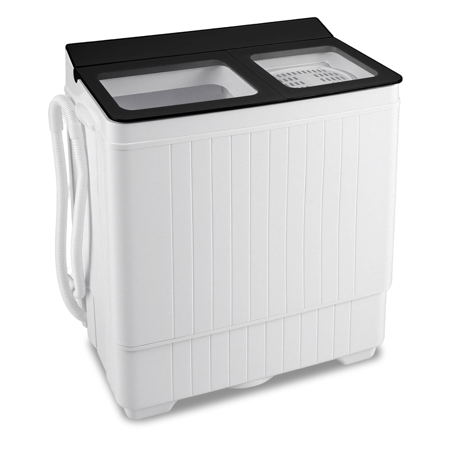 Portable Washing Machine with 18 LBS Washer and 8 LBS Spinner Combo, Black Washing Machines at Gallery Canada