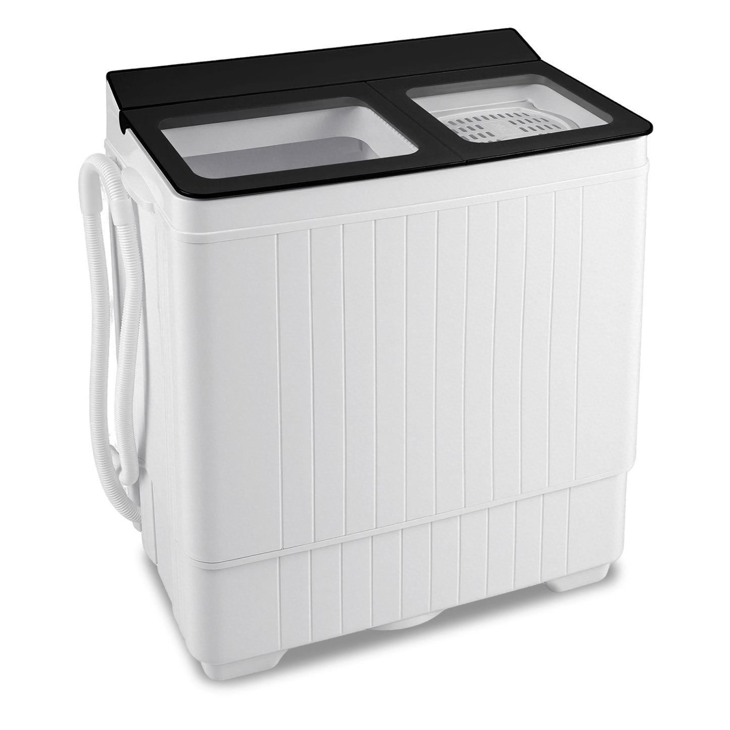 Portable Washing Machine with 18 LBS Washer and 8 LBS Spinner Combo, Black Washing Machines at Gallery Canada