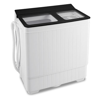 Portable Washing Machine with 18 LBS Washer and 8 LBS Spinner Combo, Black Washing Machines at Gallery Canada