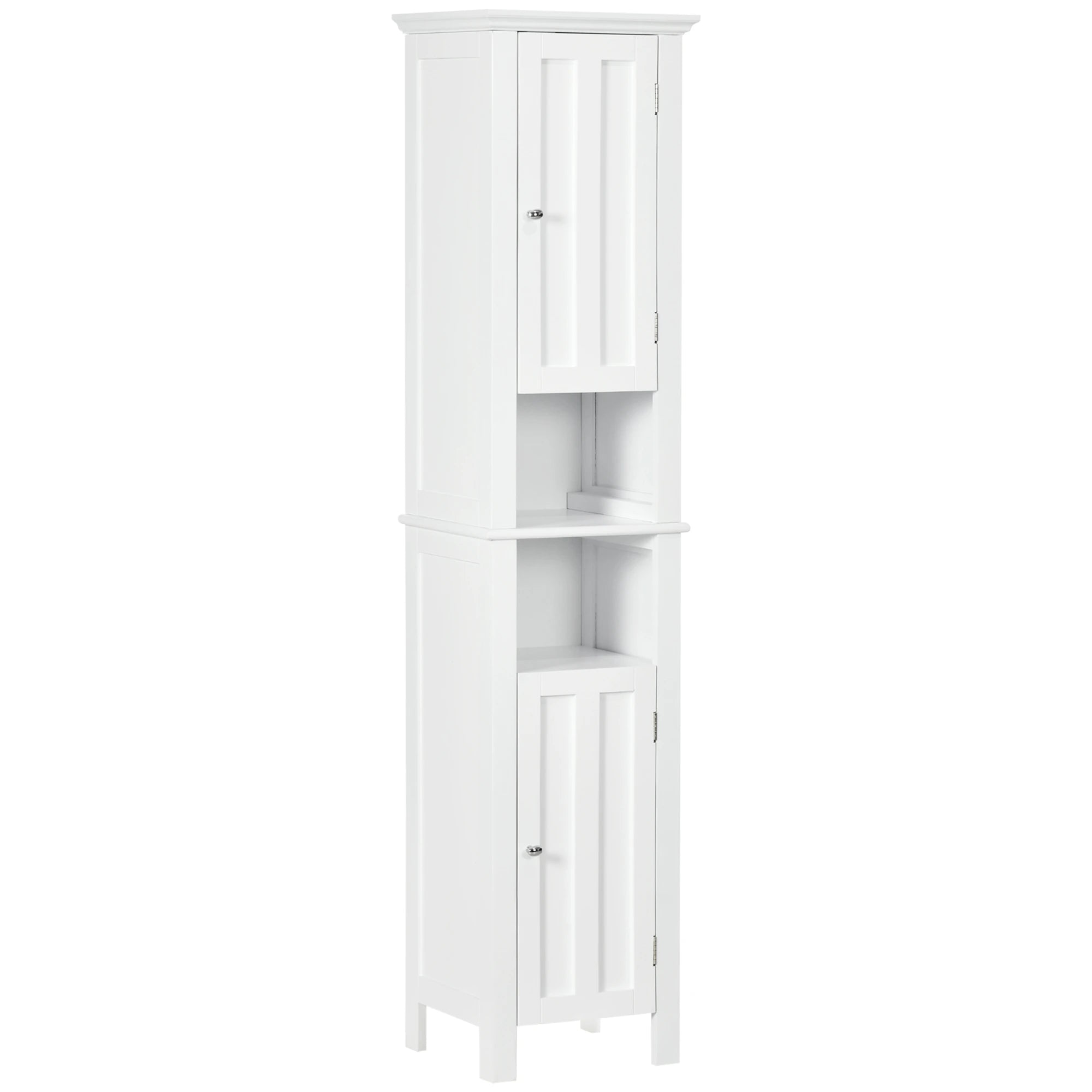 Freestanding Bathroom Cabinet, Open Shelves, 13.8