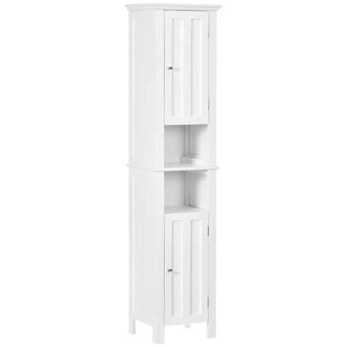 Freestanding Bathroom Cabinet, Open Shelves, 13.8