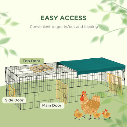 Small Animal Cage With Roof, Indoor Outdoor Use, 73" x 30" x 20", Green Houses & Habitats at Gallery Canada