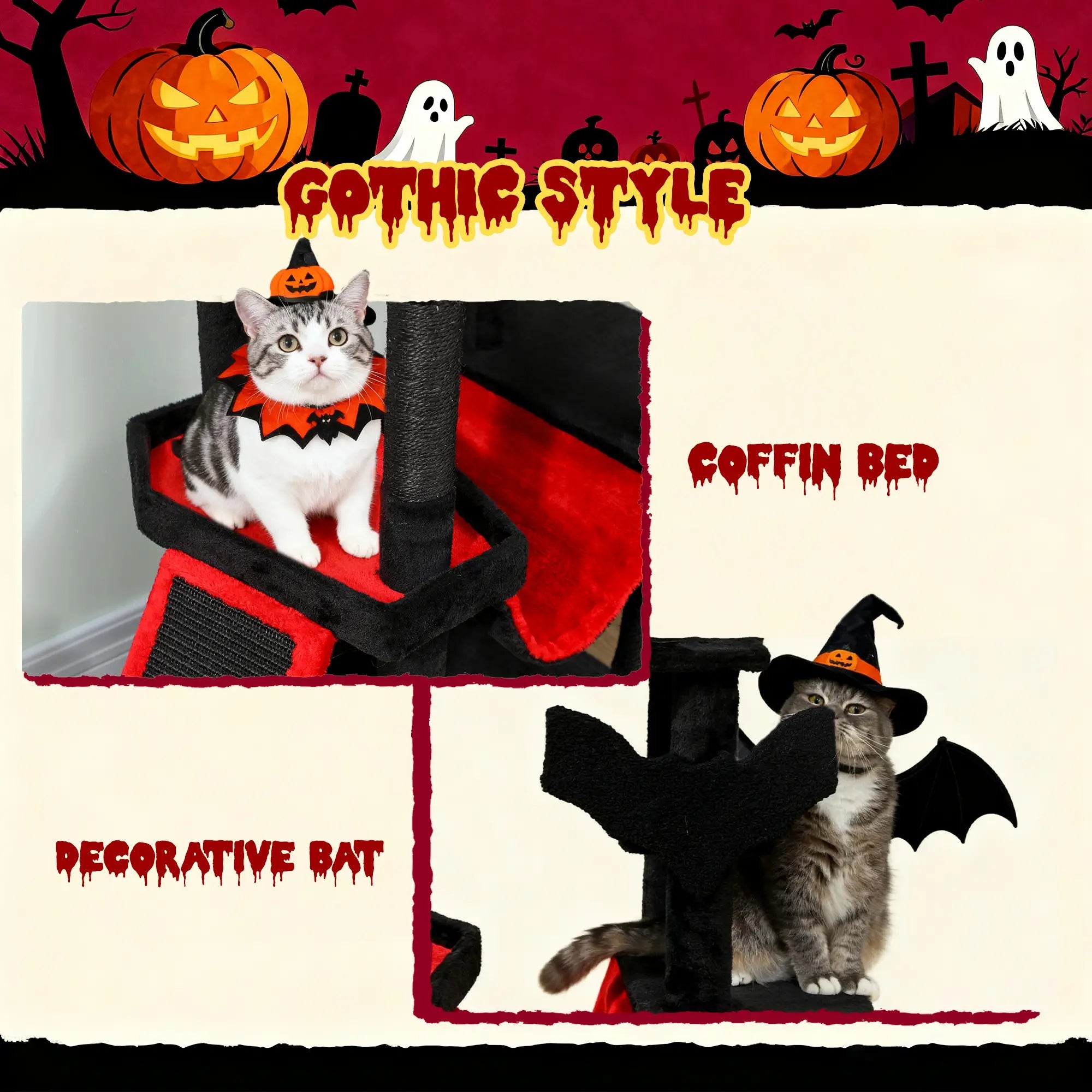 Gothic Cat Tree, 60