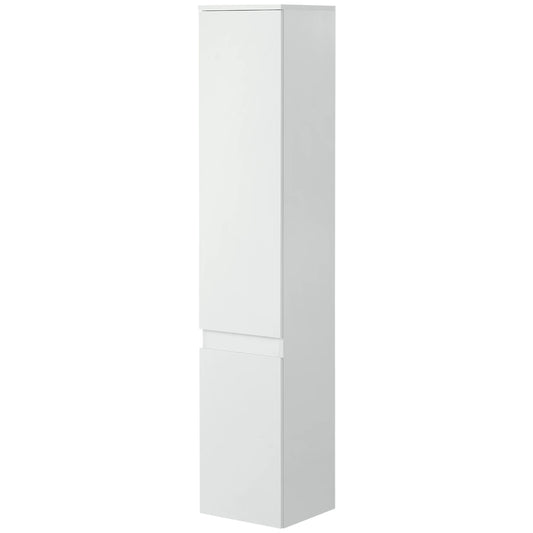 Tall Bathroom Cabinet, Adjustable Shelves, 11.8" x 11" x 6", White Bathroom Cabinets White at Gallery Canada