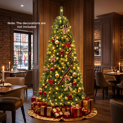 Pre-Lit Artificial Christmas Tree 7 Feet, Green