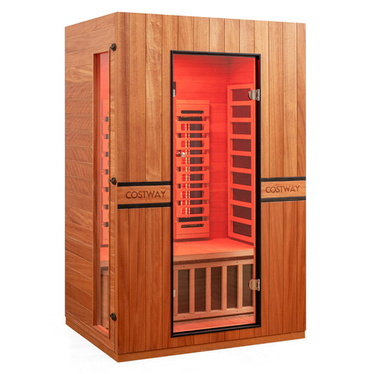 2-Person Full Spectrum Infrared Sauna, App Control, Home Use Sauna Natural at Gallery Canada