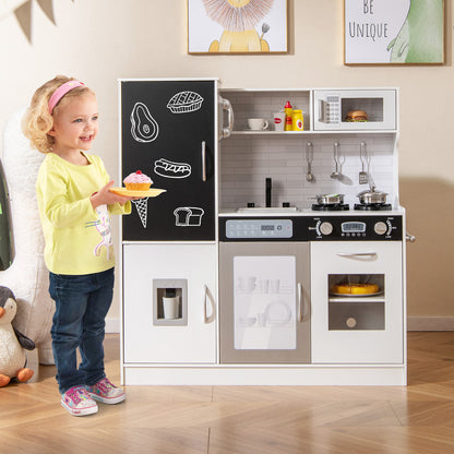 Pretend Play Kitchen with Utensils for Kids Aged 3+, Silver Play Kitchen Sets at Gallery Canada