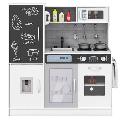 Pretend Play Kitchen with Utensils for Kids Aged 3+, Silver Play Kitchen Sets Silver at Gallery Canada