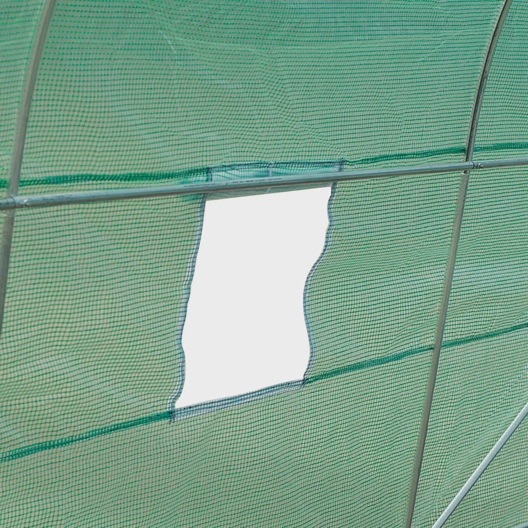 15' x 6.6' x 6.6' Walk-in Greenhouse, PE Cover, Roll Up Door, Windows Walk In Greenhouses at Gallery Canada