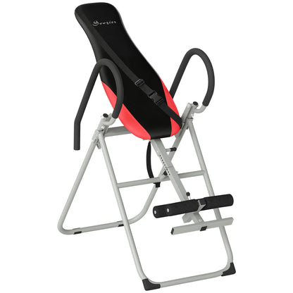 Inversion Table, Heavy Duty Folding Inversion Table with Adjustable Ankle Lock and Safety Belt for Pain Relief Therapy Strength Training Equipment at Gallery Canada