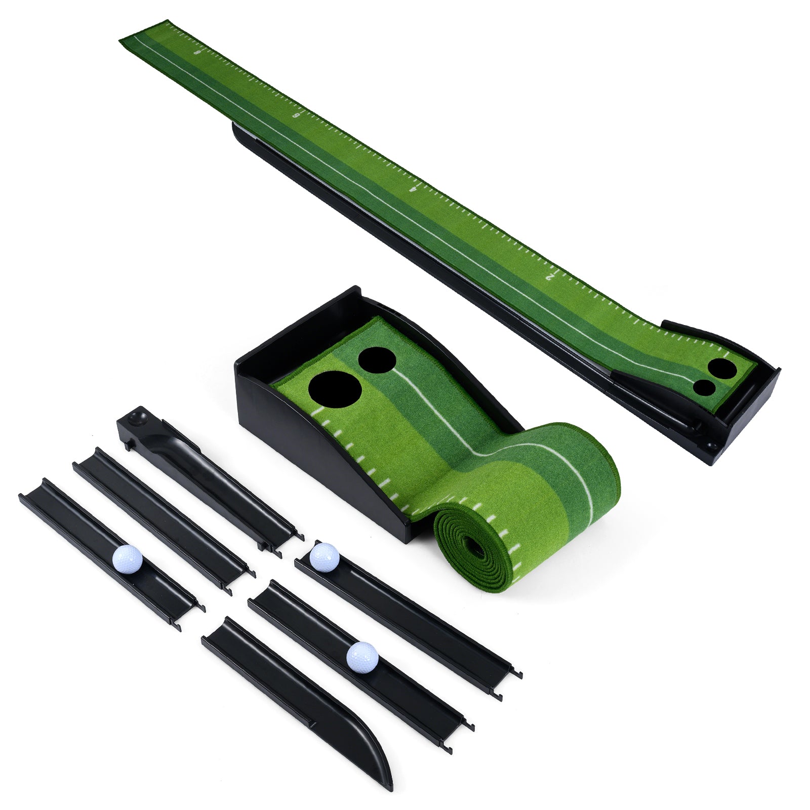 Indoor Golf Putting Mat, Auto Ball Return, 3 Practice Balls Golf at Gallery Canada