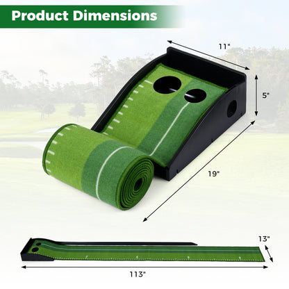 Indoor Golf Putting Mat, Auto Ball Return, 3 Practice Balls Golf at Gallery Canada