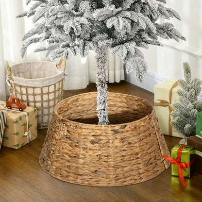 24" Hyacinth Christmas Tree Cover, Hand Woven, Natural Christmas Trees at Gallery Canada
