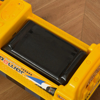 Ride On Excavator Toy, 2 in 1 Design, Detachable Buckets, Music, Light, Yellow Toy Excavators at Gallery Canada