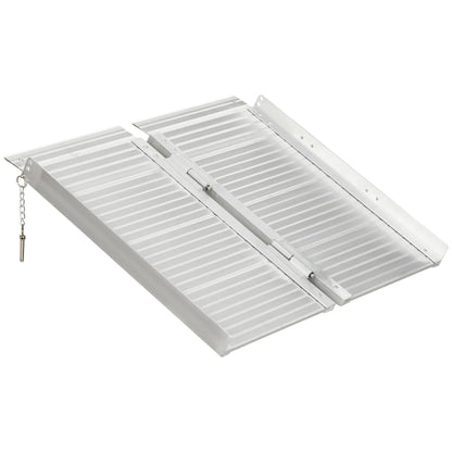 Textured Aluminum Folding Wheelchair Ramp, 2', Portable Threshold Ramp Knee Walker & Wheelchair Ramps at Gallery Canada