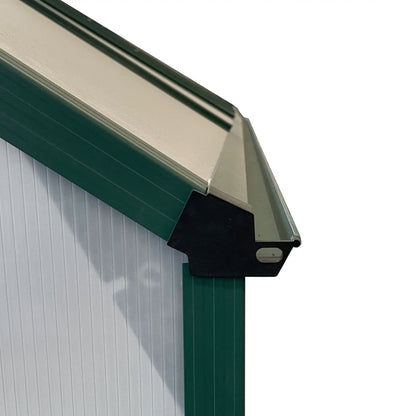 16' x 8' Aluminum Polycarbonate Greenhouse, Walk-In, Adjustable Roof Vent, Green Walk In Greenhouses at Gallery Canada