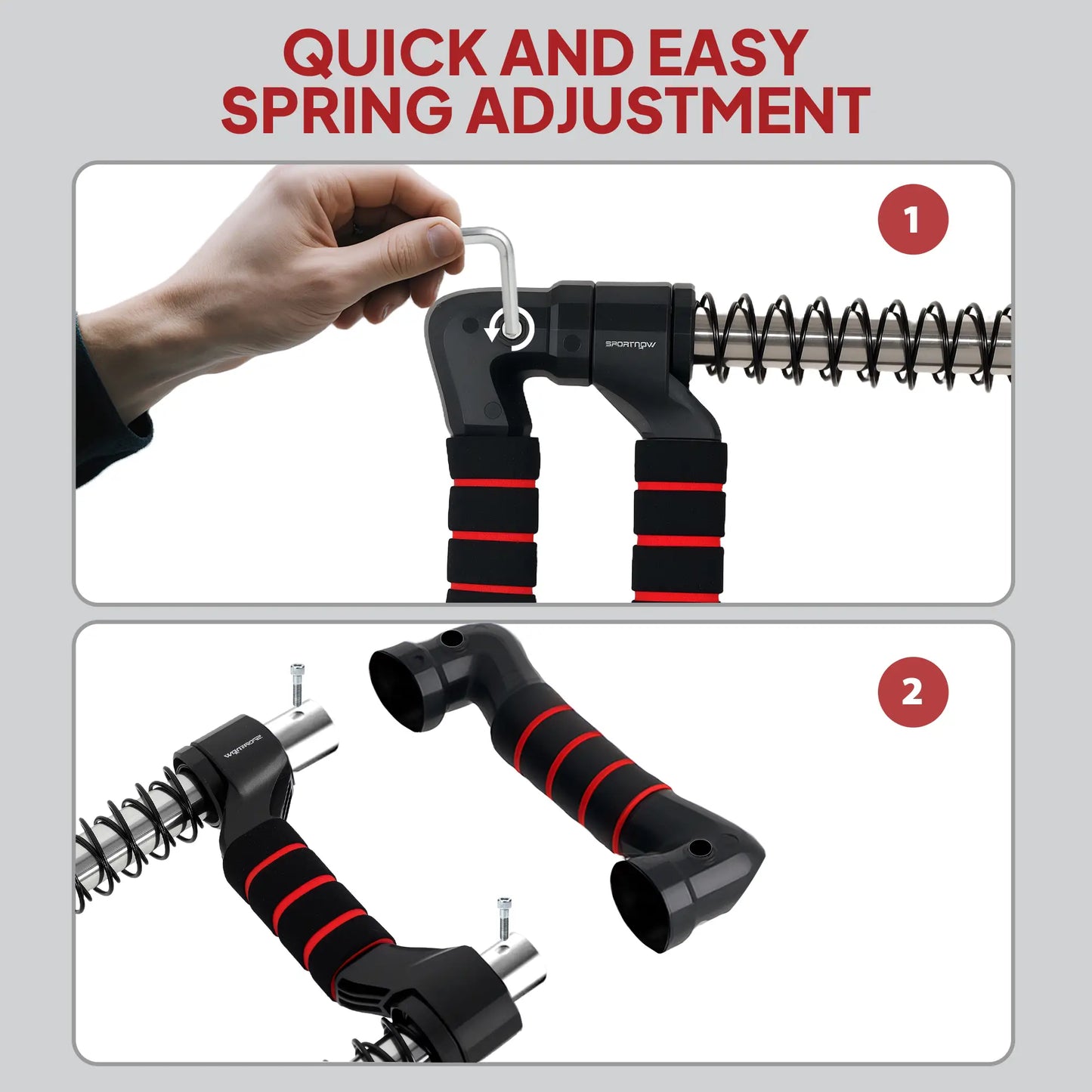 Chest Expander, Spring Exerciser 22-110 lbs, Home Gym, Office, Travel More-Strength Training Equipment at Gallery Canada