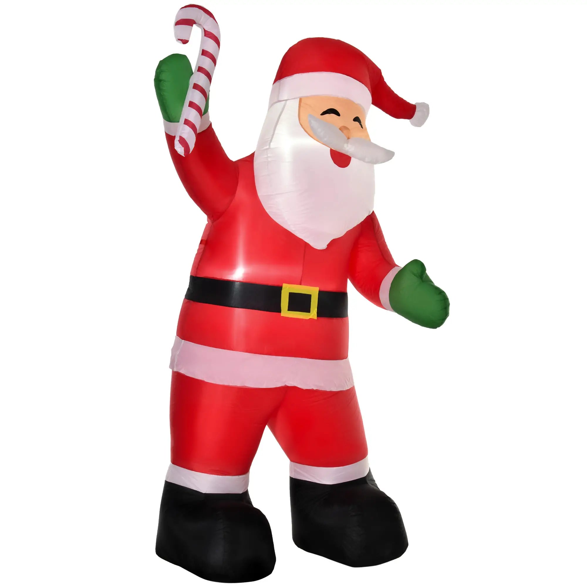 Inflatable Christmas Yard Decoration, Santa Claus with Candy Cane, 8' Tall Christmas Inflatables at Gallery Canada