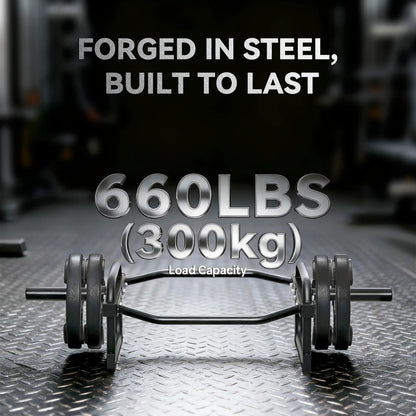 Olympic Deadlifting Bar, 2" Hex Barbell, 660 Lbs Capacity
