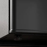 3.2 Cu Ft Mini Fridge, Single Door Compact Refrigerator, Black, Black