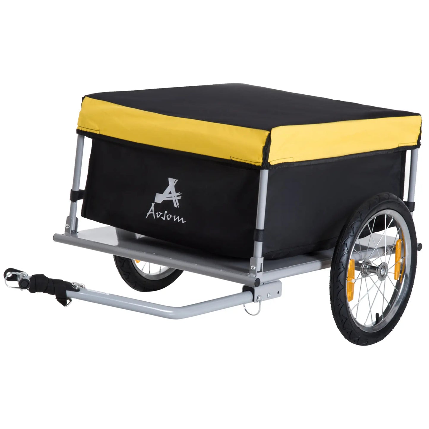 Bicycle Cargo Trailer, Utility Cart, Garden Carrier, Yellow Bike Cargo Trailers at Gallery Canada