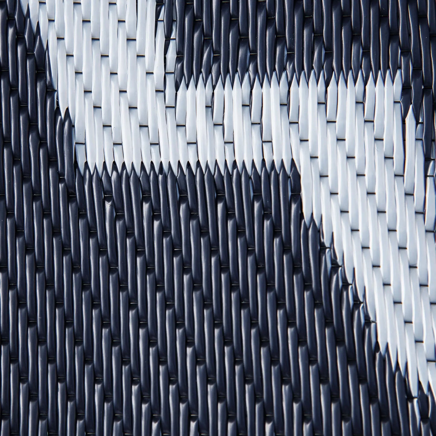 Reversible Outdoor RV Rug, 9' x 18', White, Patio Mat, Dark Blue Outdoor Reversible Rugs at Gallery Canada