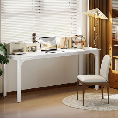 71" Computer Desk, Metal Legs, White Computer Desks at Gallery Canada