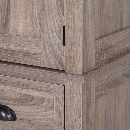 Kitchen Cabinet With 2 Drawers, MDF Board, Wood Grain Kitchen Pantry Cabinets at Gallery Canada