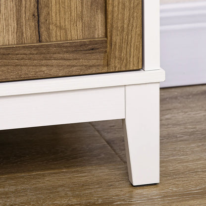 Farmhouse Sideboard, Storage Cabinet with Drawer, 2 Doors, Distressed Wood Grain Bar Cabinets at Gallery Canada