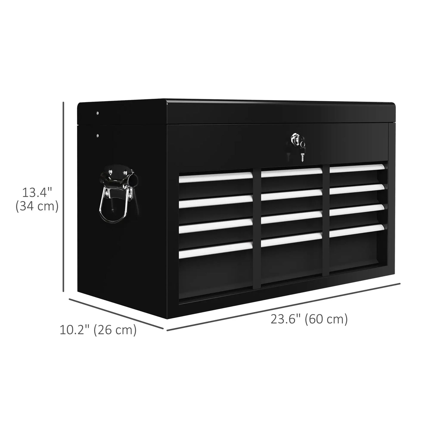6 Drawer 24" Portable Tool Box, Ball Bearing Slides, Metal Tool Chest Tool Organizers at Gallery Canada