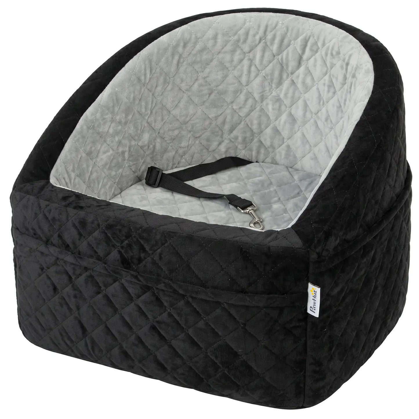 Dog Booster Car Seat Washable, Small Under 10kg, Grey