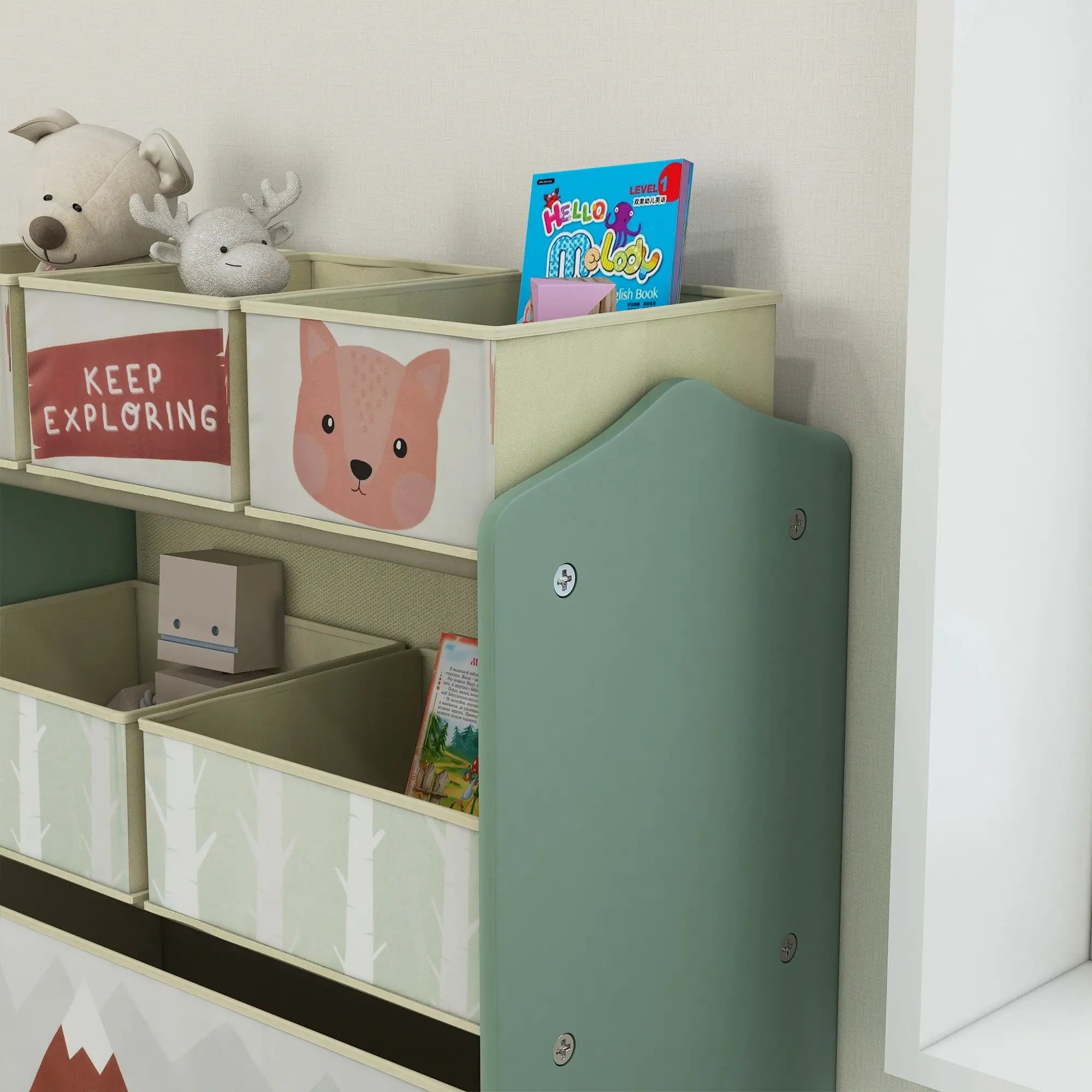 Toy Organizer With 6 Storage Bins, 25