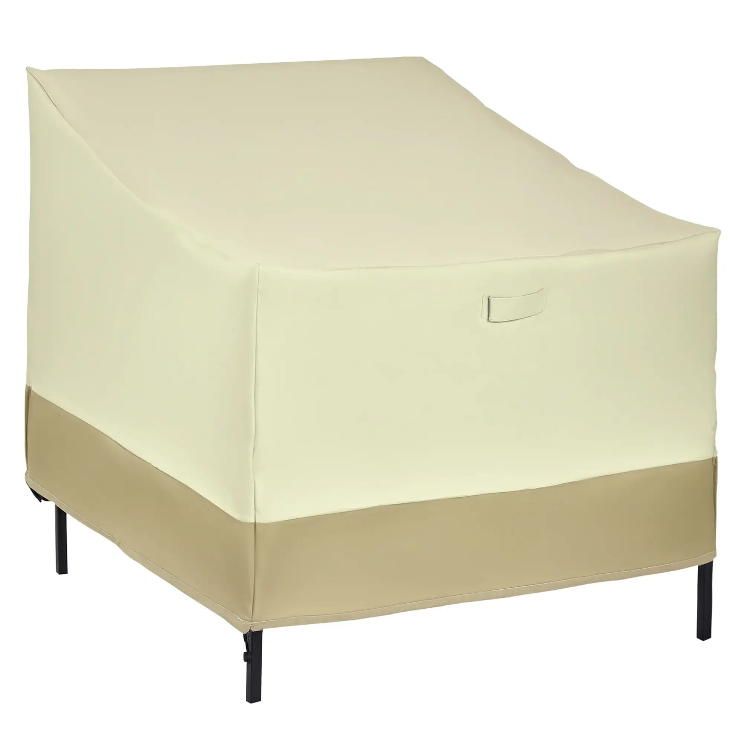 38.2-Inch Waterproof Chair Cover, Outdoor Patio Furniture Protector Patio Furniture Covers Coffee and Beige at Gallery Canada