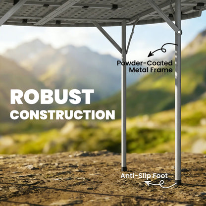 4ft Plastic Folding Picnic Table, Camping Table, Indoor Outdoor, Grey Picnic Tables & Camping Chairs at Gallery Canada