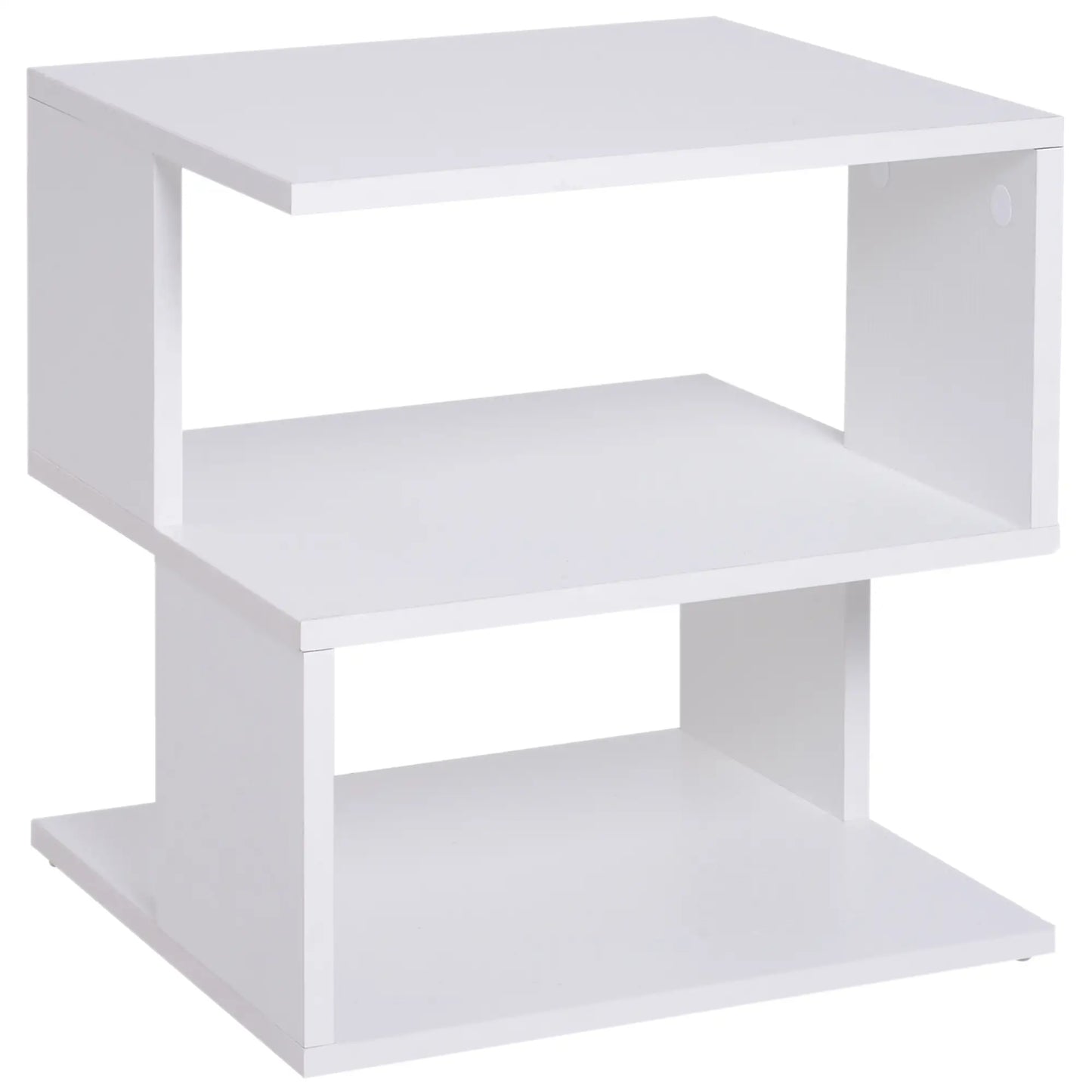 Slim Nightstand, Bedside Stand for Small Spaces Side Tables White at Gallery Canada