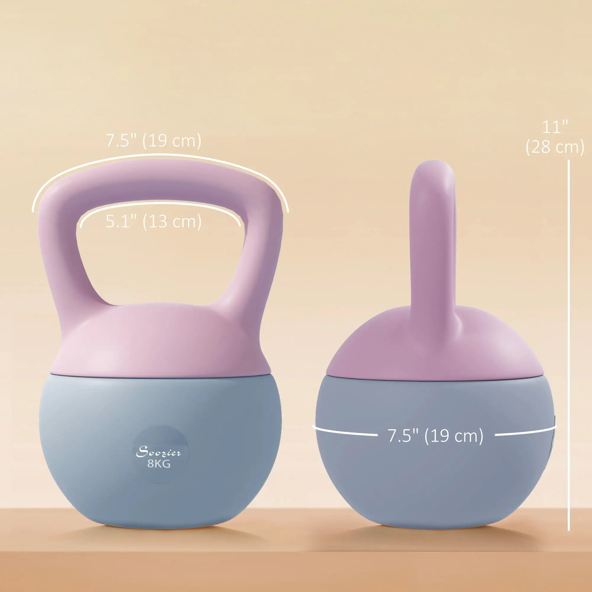 18 Lb Soft Kettlebell, Sand Filled, Purple Strength Training Equipment at Gallery Canada