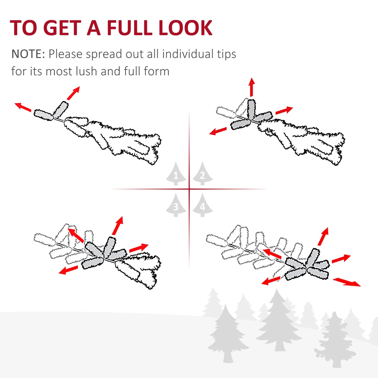 7' PVC Slim Pencil Artificial Christmas Tree, 390 Branch Tips Pencil Christmas Trees at Gallery Canada