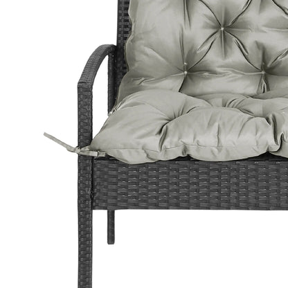 2-Seater Garden Bench Cushion, Swing Chair Mat Replacement, 39.4"x38.6", Grey Patio Chair Cushions at Gallery Canada