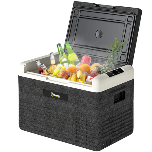 12 Volt Car Refrigerator, 32QT, -68-68 ℉, Portable Electric Cooler