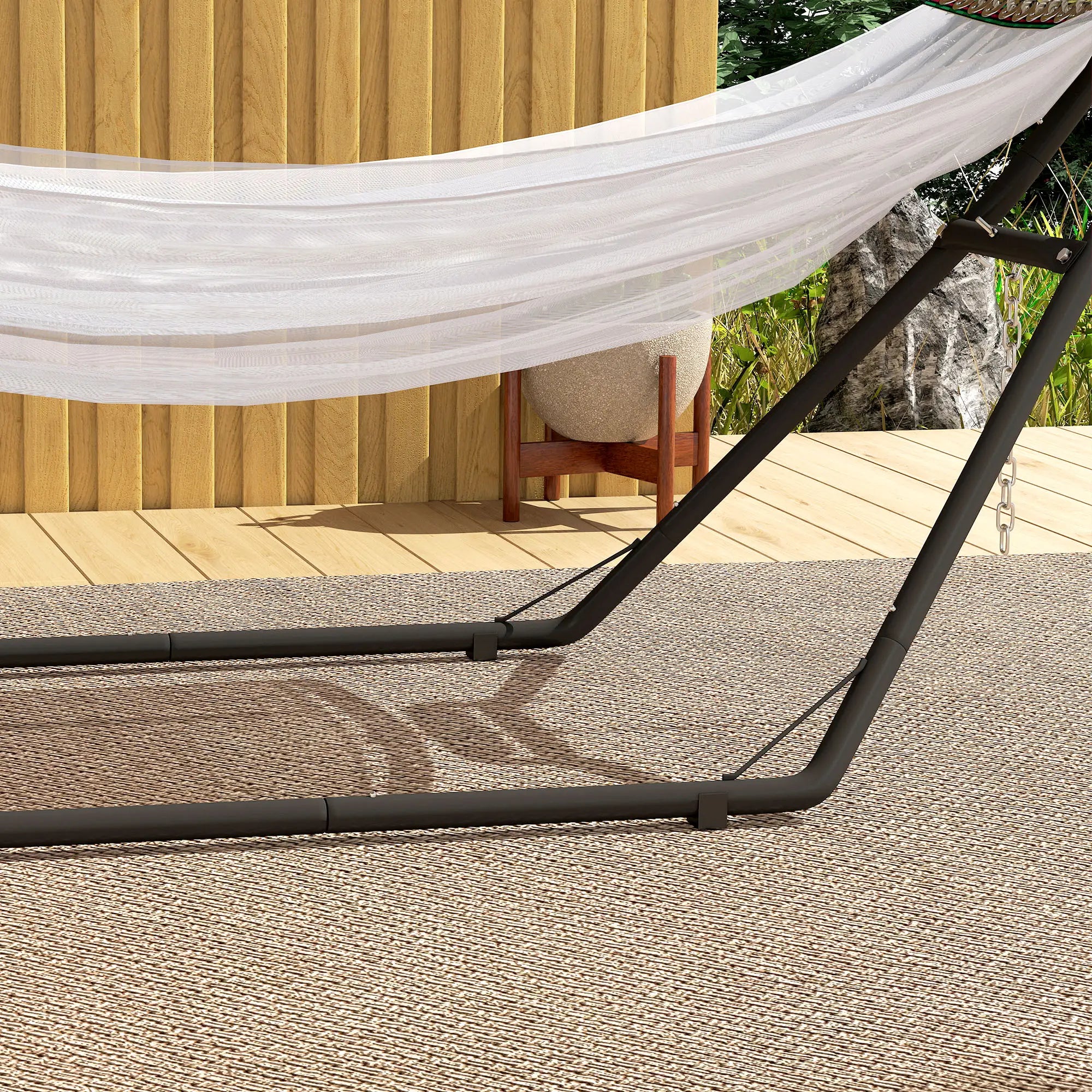 Steel Hammock Stand, Adjustable Height, 109.4