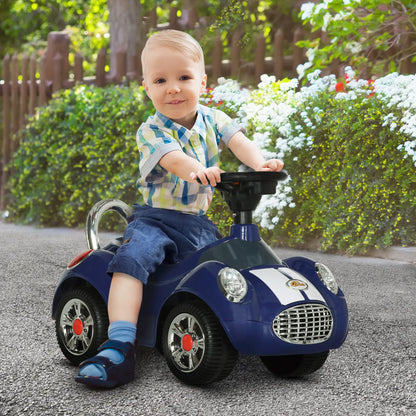 Baby Push Car, Music Horn Light, Dark Blue Push Cars for Toddlers at Gallery Canada