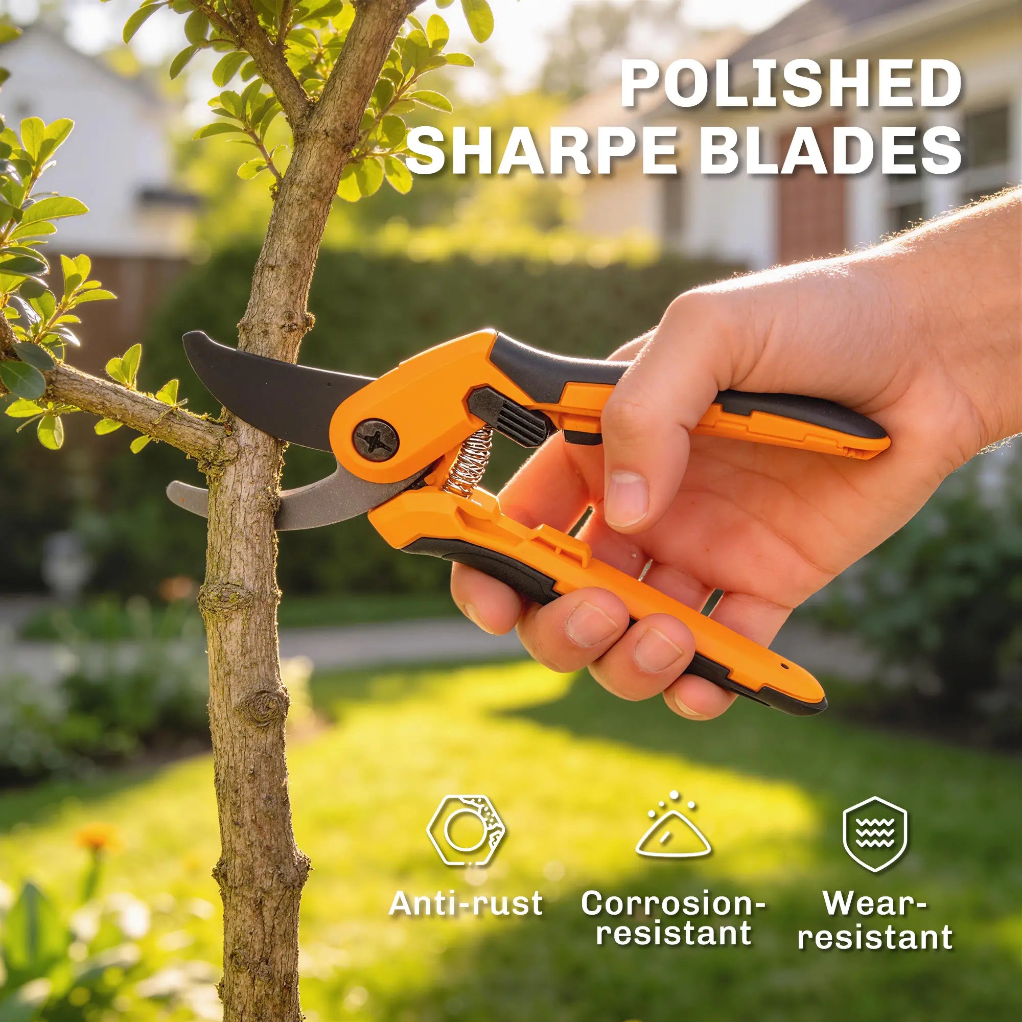 4 Pcs Pruning Shears Set, Hedge Shears, Loppers, Garden Secateurs, Hand Saw Garden Accessories at Gallery Canada