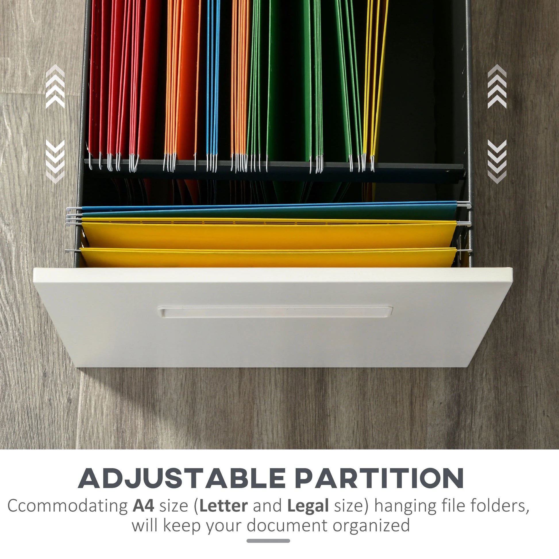 Lockable Steel File Cabinet on Wheels, Legal, A4, Letter Size, with Pencil Tray Office Cabinets & Cupboards at Gallery Canada