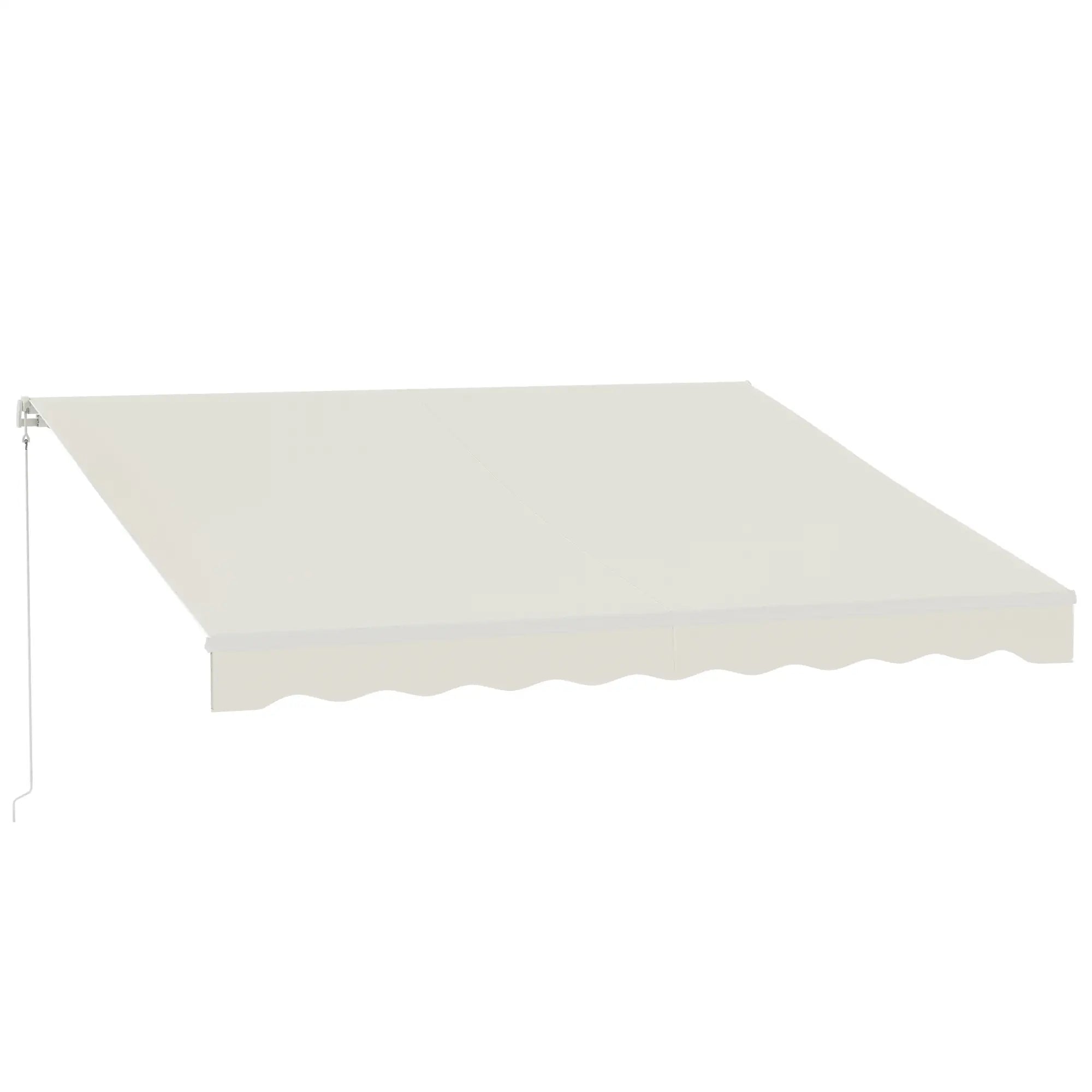 12'x10' Electric Retractable Awning, UV Protection, Cream Deck Awnings at Gallery Canada